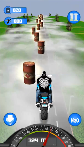 Highway Dash 3D - Speed ​​Street Bike Moto Racing screenshot 2