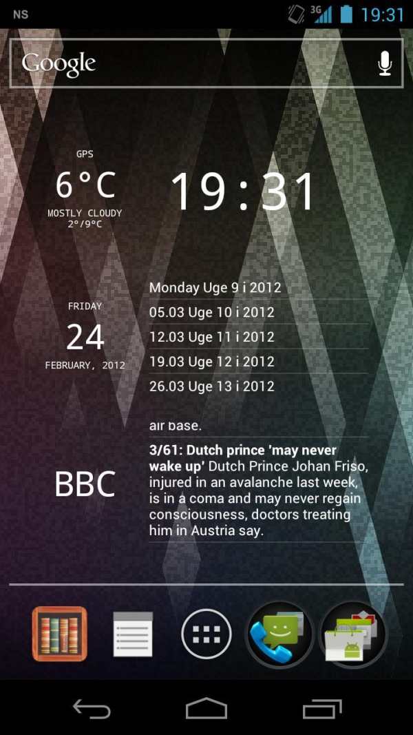 Glass Widgets ICS screenshot 2