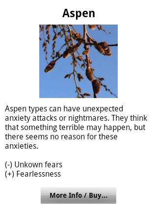 Bach Flower Remedy Browser screenshot 2