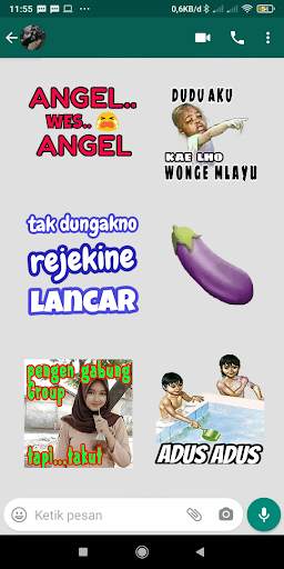 Stiker WA Perang Gambar Lucu Meme WAStickerApps screenshot 5