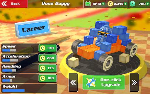 Pixel Car Racing Blocky Crash screenshot 14