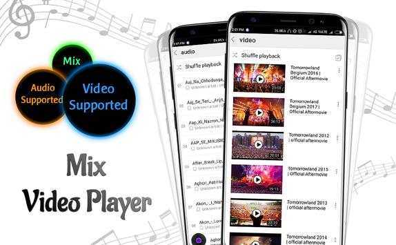 Mix Video Player - Max Player 2018 screenshot 1
