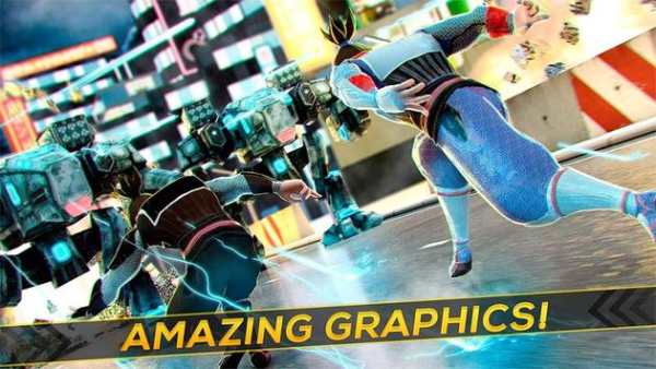 Go Ninja! Funny Robot Shooter screenshot 8