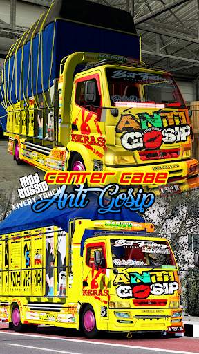 Mod Bussid Livery Truck Canter screenshot 1