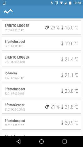 Efento Logger screenshot 1