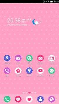 GoCute Free Go Launcher Theme screenshot 3
