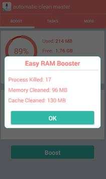 Automatic Clean Master 2016 screenshot 1