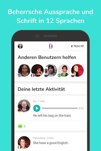 Yask - Eine neue Art, Sprachen zu lernen screenshot 1