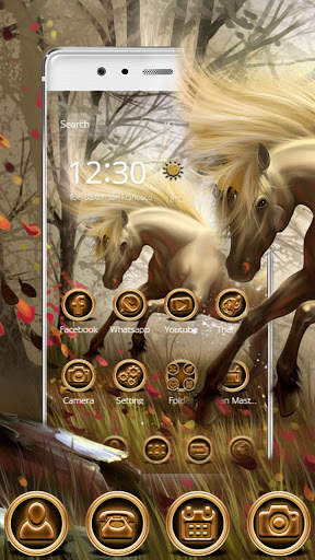 Golden Horse Theme screenshot 1