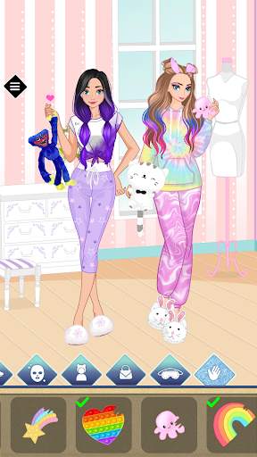 BFF Sleepover Dress  Up Game screenshot 2