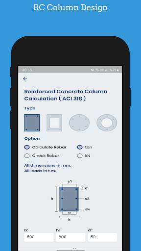 Perfect Structure - Reinforced Concrete Design screenshot 4