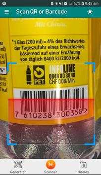 Quick QR & Barcode Scanner and Generator Free Apps screenshot 3