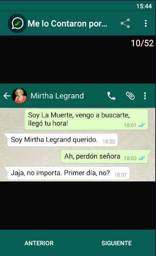 Me lo Contaron por WhatsApp: Imágenes Graciosas screenshot 1