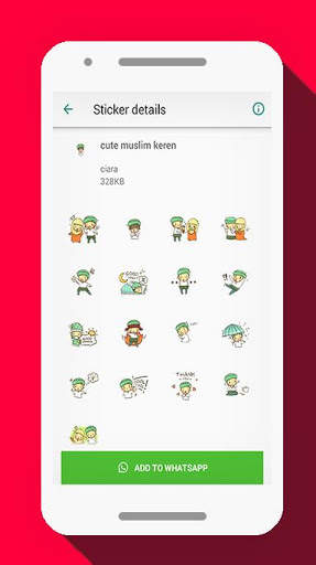 Stiker WA Cowok Muslim Keren screenshot 3