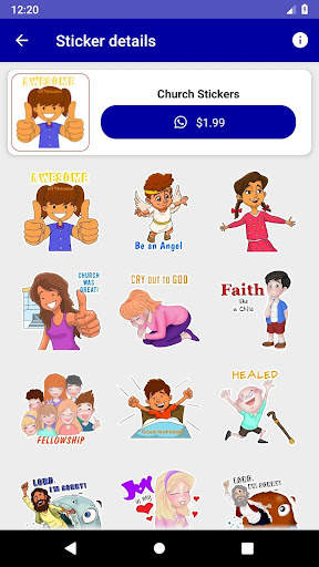 Christian WAStickerApp - Bible screenshot 5
