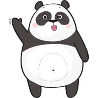 Cute Panda Stickers - WAStickerApps for WhatsApp logo