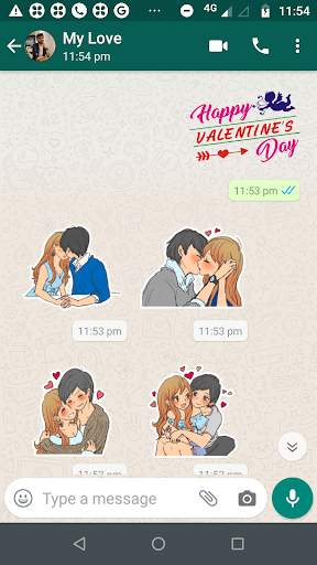 Valentine Day Love Sticker for WhatsApp 2020 screenshot 3