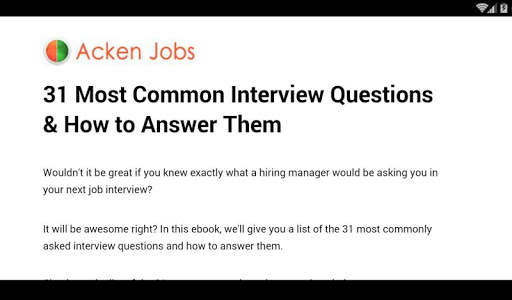Job Interview Questions screenshot 3
