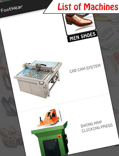 Footwear Machinery screenshot 3