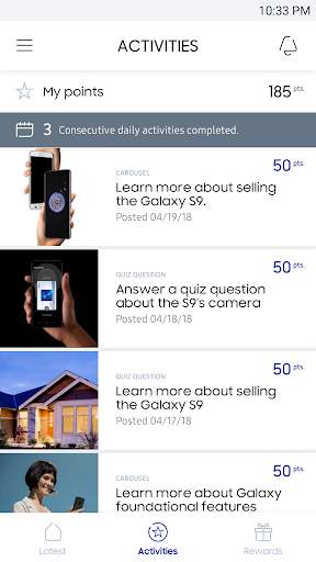 Samsung Elite screenshot 2