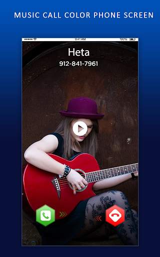 Music Call Color Phone Screen screenshot 1