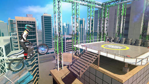 Bike Stunts 3D - Rooftop Chall screenshot 5