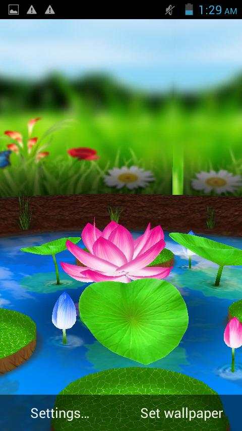 Lotus 3D Live Wallpaper screenshot 7
