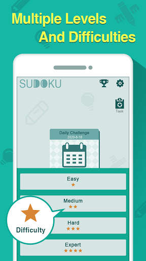 Sudoku - Free Classic Number P screenshot 2