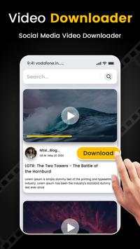 Video Downloader, Free Video Downloader Video App скриншот 1