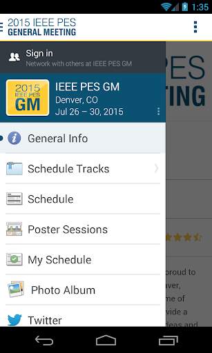 2015 IEEE PES General Meeting screenshot 1