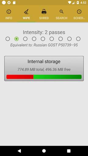 Andro Shredder screenshot 2
