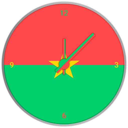 Burkina Faso Clock Widget icon