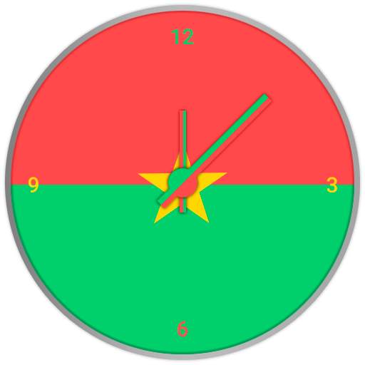 Burkina Faso Clock Widget 1.1.1