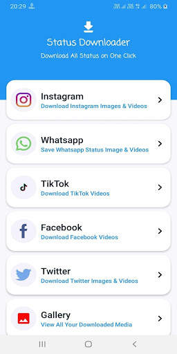 All In One Status Downloader - Social Media screenshot 1