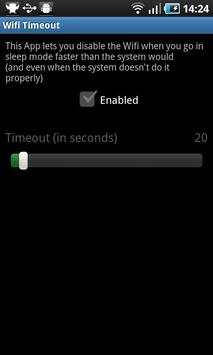 Wifi Timeout screenshot 2