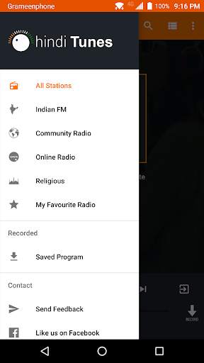 Live Hindi FM Radio - Indian Radio - Hindi Tunes screenshot 4