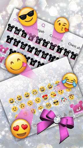 Cute Kitty Minny Free Keyboard screenshot 3