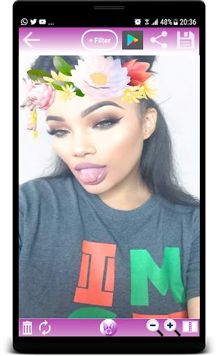 Snap Face Photo Editor Snap Filter Effect screenshot 2