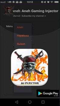 Hints for ag injector: unlock ML & FF skins screenshot 1
