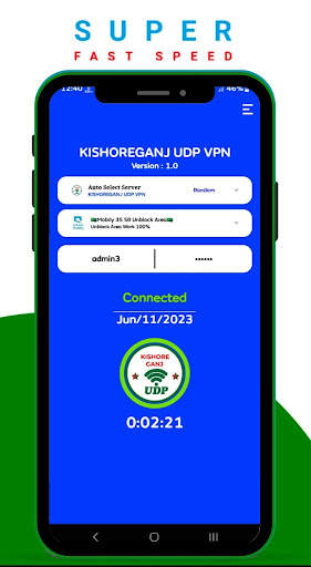 KISHOREGANJ UDP VPN - Safe VPN screenshot 2