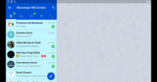 Messenger with Emojis screenshot 1