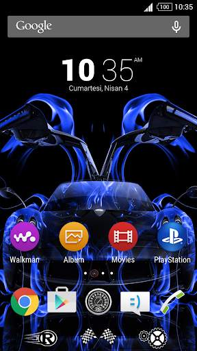 For Xperia Theme Speed Car screenshot 1