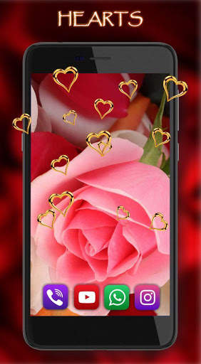 Roses Hearts HD Live Wallpaper screenshot 6