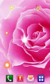 Roses Pink live wallpaper screenshot 1