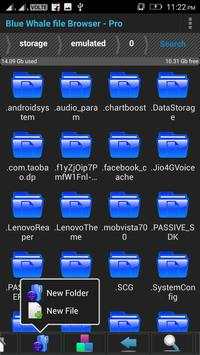 Blue Whale file Manager Browser - Pro screenshot 9