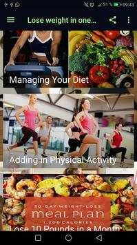 Lose weight in one month screenshot 1