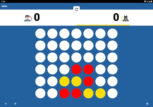 4 in a row Multiplayer - Connect four discs ! FREE screenshot 3