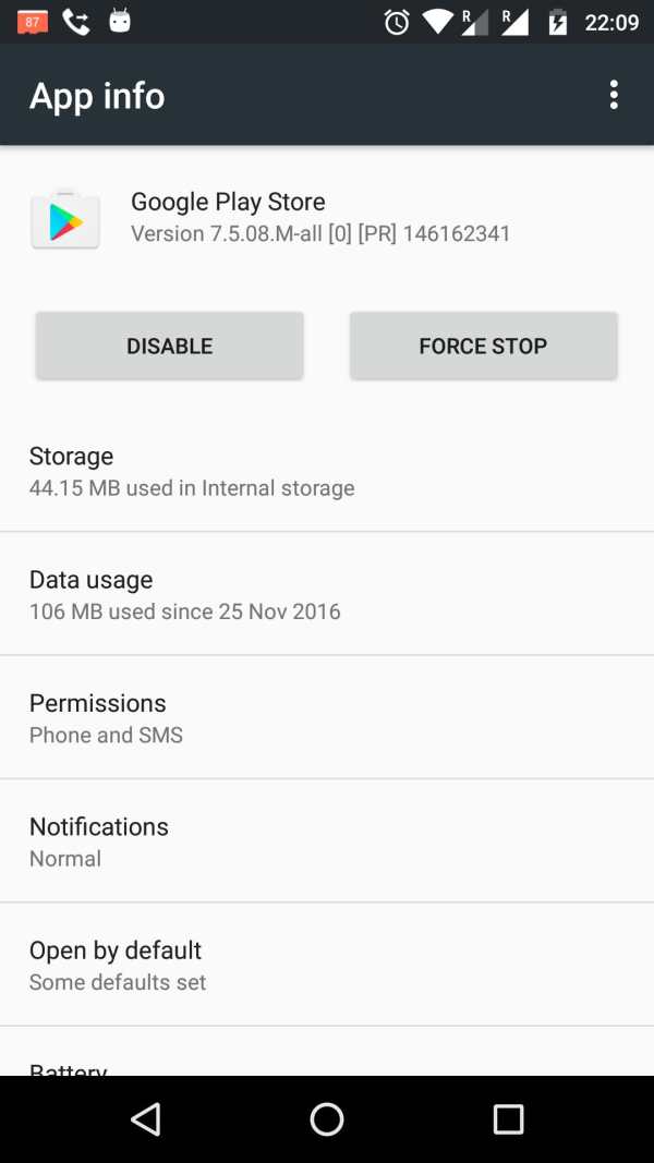 Play Services & Play store Information screenshot 3