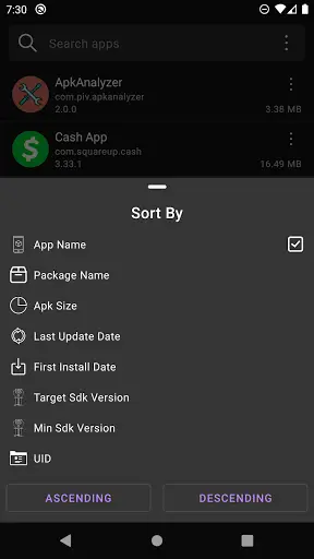 Apk Analyzer 2 تصوير الشاشة