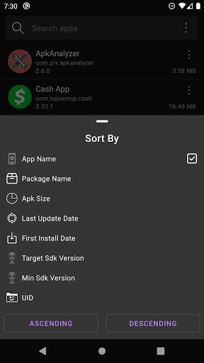 Apk Analyzer screenshot 2